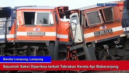 Dalami Tabrakan Kereta Babaranjang, Polisi Periksa 9 Saksi