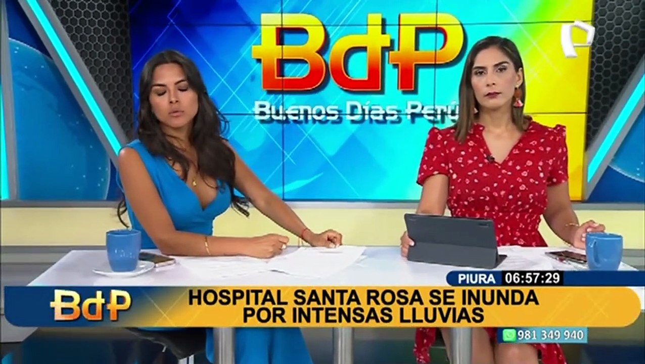 Piura: cinco hospitales afectados tras las intensas lluvias