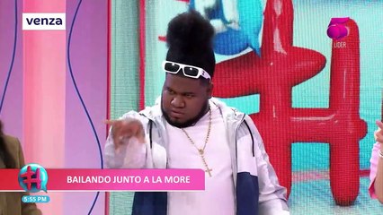 La More llegó a Tegucigalpa y aprovechó para poner a bailar a Su Clemente y Betty en El Hilo