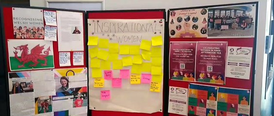 International Women's Day celebration at Aberystwyth bandstand