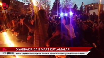 Download Video: Diyarbakır'da 8 Mart Emekçi Kadınlar Günü kutlamaları - Kadınların dağılmasına izin verilmedi | Haber: Günay Yakut