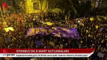 Kapatılan Karaköy girişi 19:30’dan sonra açıldı, kadınlar Taksim’e yürüyüşe geçti | Haber: Osman Çaklı