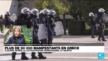 Grèce : des dizaines de milliers de manifestants dans les rues après la catastrophe ferroviaire