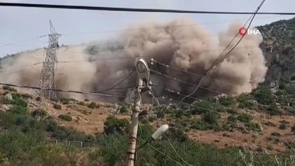 Deprem bölgesinde dinamit patlatılması tedirgin etti
