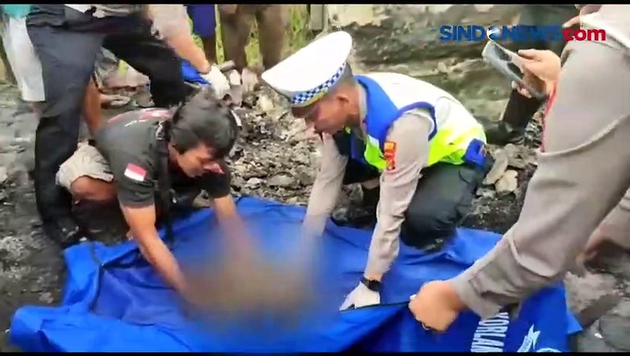 Ayah dan Anaknya Tewas Usai Motornya Ditabrak Truk Tangki Hingga Terbakar di Lampung