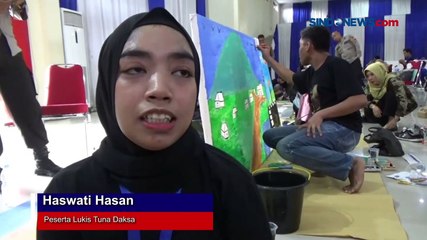Polda Sumsel Gelar Lomba Mural untuk Para Penyandang Disabilitas