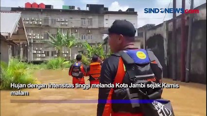 Télécharger la video: Hujan Intensitas Tinggi, Ratusan Rumah Warga di Jambi Terendam Banjir