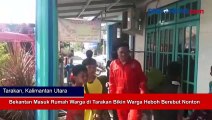 Bekantan Masuk Rumah Warga di Tarakan Bikin Warga Heboh Berebut Nonton