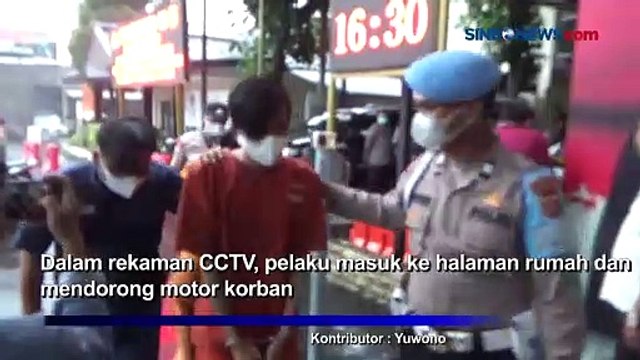 Jadi Sopir Angkot, Aksi Komplotan Curanmor Terekam CCTV