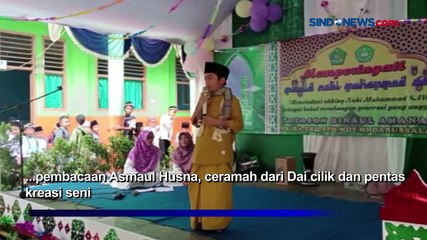 Vakum 3 Tahun, Ratusan Santri Meriahkan Peringatan Maulid Nabi di Bogor Selatan