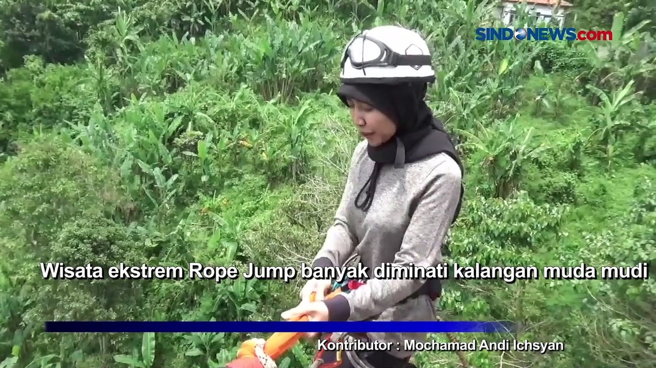 Wisata Ekstrem Rope Jump di Cianjur Banyak Diminati Muda Mudi Video Dailymotion