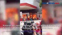 Diduga Ini Penyebab Kebakaran yang Hanguskan SPBU di Tenjo Bogor