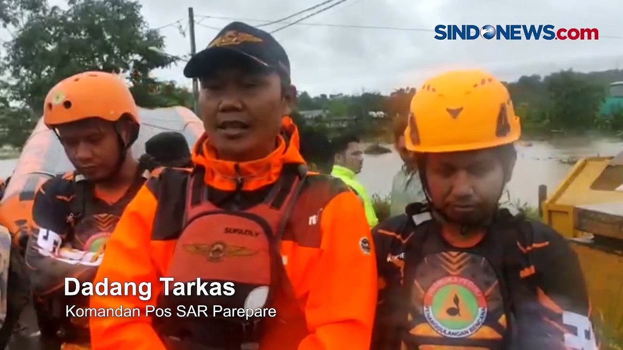 Tim SAR Gabungan Mulai Evakuasi Warga yang Terjebak Banjir di Parepare