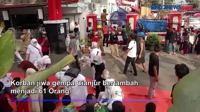 Gempa Cianjur, Korban Jiwa Bertambah jadi 61 Orang