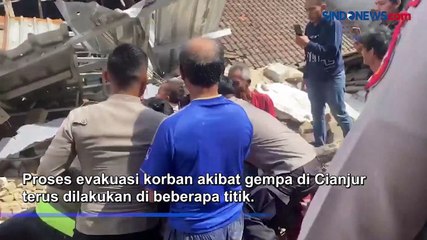 Download Video: Bikin Haru, Begini Detik-Detik Polisi Evakuasi Gadis Kecil Korban Gempa Cianjur