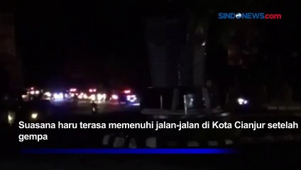 Haru, Raung Sirene Ambulans Penuhi Kota Cianjur hingga Malam Setelah Gempa