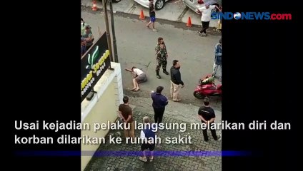 Detik-Detik Aksi Penusukan di Yogyakarta Terekam Kamera Warga