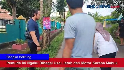 Pemuda Ini Ngaku Dibegal Usai Jatuh dari Motor Karena Mabuk