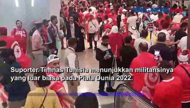 Takjub! Dukungan Tak Terbatas Suporter Tunisia di Piala Dunia 2022