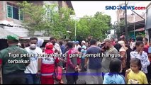 Lupa Matikan Kompor, Rumah Warga di Koja Hangus Dilahap Api