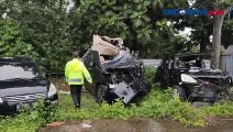 Diduga Mengantuk, Minibus Tabrak Truk di Jawa Tengah