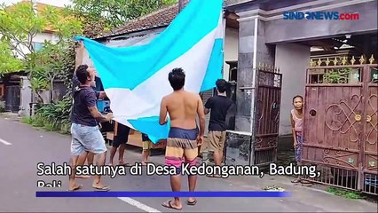 Euforia Piala Dunia 2022, Warga Badung, Pasang Bendera