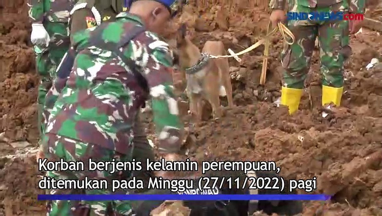 Pencarian Korban Gempa Cianjur, Petugas Evakuasi 1 Jenazah di Cijedil