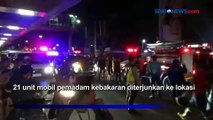 Puluhan Kios Ludes Dilalap Api di Pasar Cinde Palembang