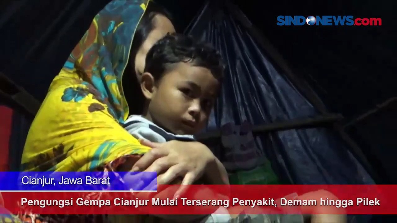 Pengungsi Gempa Cianjur Mulai Terserang Penyakit, Demam hingga Pilek