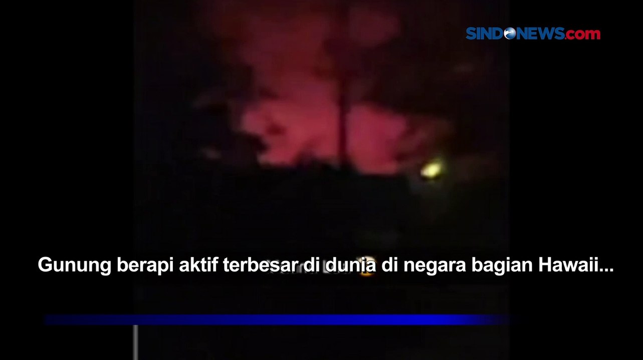 Mauna Loa, Gunung Api Terbesar di Dunia Meletus di Hawaii