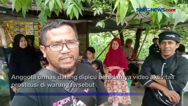 Ormas Geruduk Warung Remang-remang di Sukabumi, Polisi dan Satpol PP Lakukan Penutupan