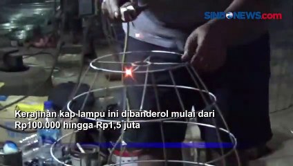 Rotan dan Lidi Disulap jadi Kap Lampu di Bali, Tembus Pasar Eropa