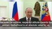 International Women’s Day: Putin extols Russia’s ‘sublime’ attitude towards women