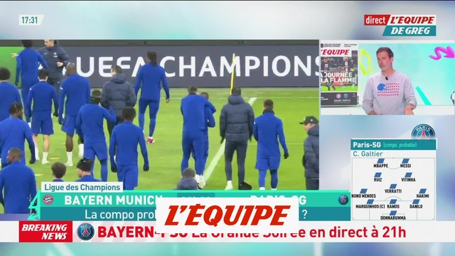 La composition du PSG face au Bayern Munich - Foot - C1