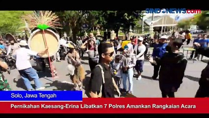 Pernikahan Kaesang-Erina Libatkan 7 Polres Amankan Rangkaian Acara