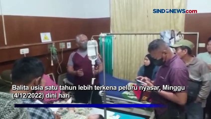 Peluru Nyasar Tembus Kaki Balita di Bandar Lampung