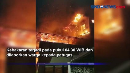 Api Lalap Rumah di Tebet, 100 Personel dengan 20 Unit Mobil Pemadam Diterjunkan