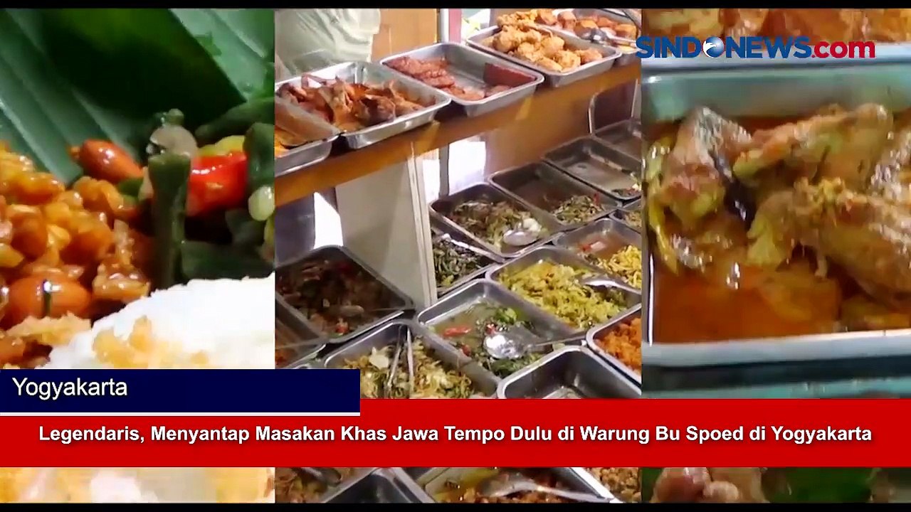 Legendaris, Menyantap Masakan Khas Jawa Tempo Dulu di Warung Bu Spoed di Yogyakarta