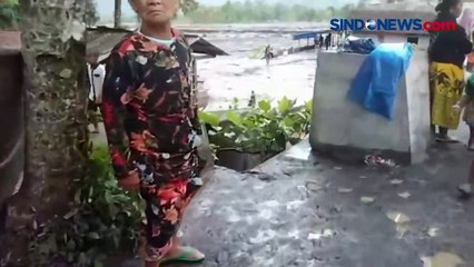 Begini Penampakan Rumah di Candipuro yang Terendam Banjir Lahar Hujan