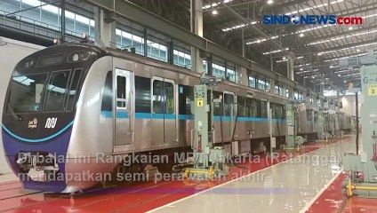 Begini Proses Perawatan Ratangga MRT Jakarta di Balai Yasa Depo Lebak Bulus