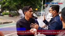 Ricuh Demo Tolak KUHP di Jakarta, Diwarnai Pembakaran Ban Bekas