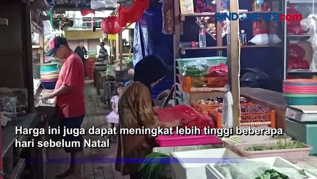 Jelang Nataru, Lonjakan Harga Bahan Pokok di Pasar Pademangan Timur hingga 100 Persen