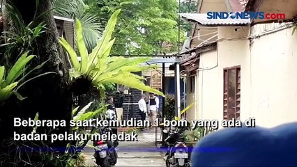 Pelaku Bom Bunuh Diri Terobos Apel Anggota Polsek Astana Anyar