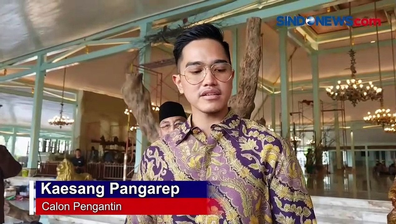 Jelang Pernikahan, Kaesang Pangarep Ikuti Prosesi Wilujengan di Pendopo Puro Mangkunegaran