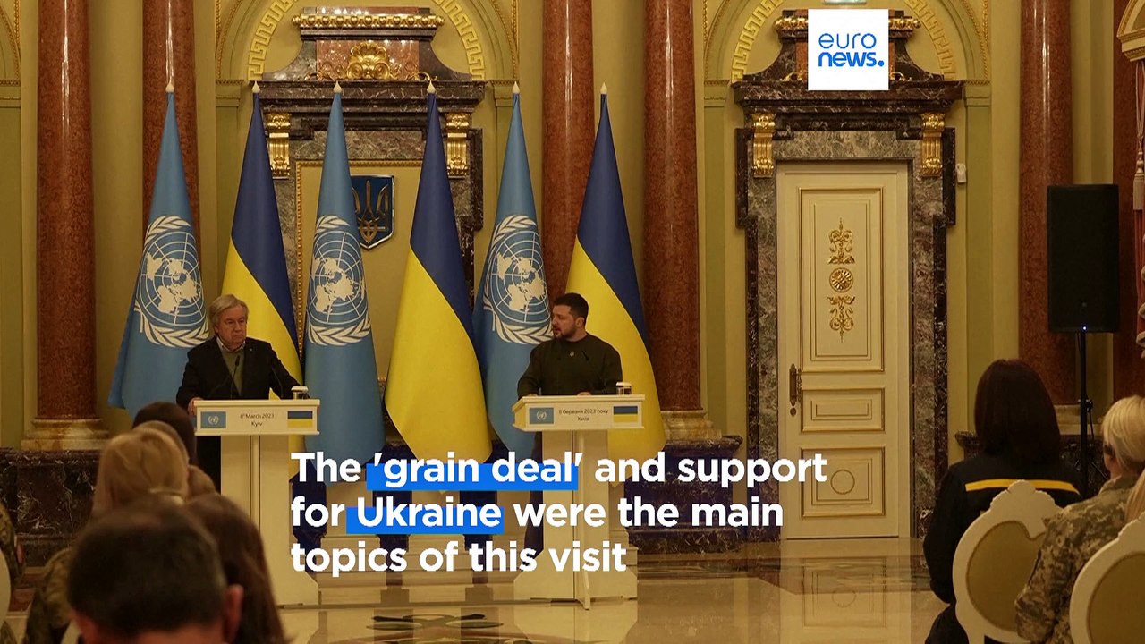 In Kyiv, António Guterres reaffirms UN's 'full commitment' to Ukraine