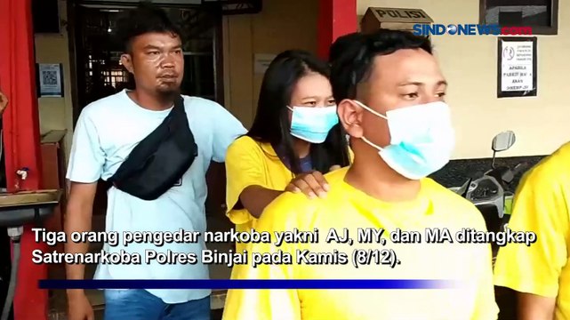 Satresnarkoba Polres Binjai Tangkap Sindikat Pengedar Narkoba
