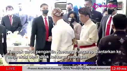 Tak Bisa Sembunyikan Ketegangan, Ini Momen Kaesang Tarik Nafas pada Akad Nikah