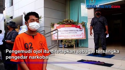 Pengemudi Ojol Ditangkap BNNP Bali Usai Ambil Paket Berisi Kokain