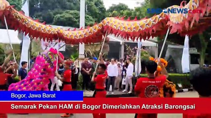 Semarak Pekan HAM di Bogor Dimeriahkan Atraksi Barongsai