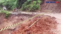 Video Amatir Rekam Detik-Detik Jalan Ambles di Padangsidimpuan